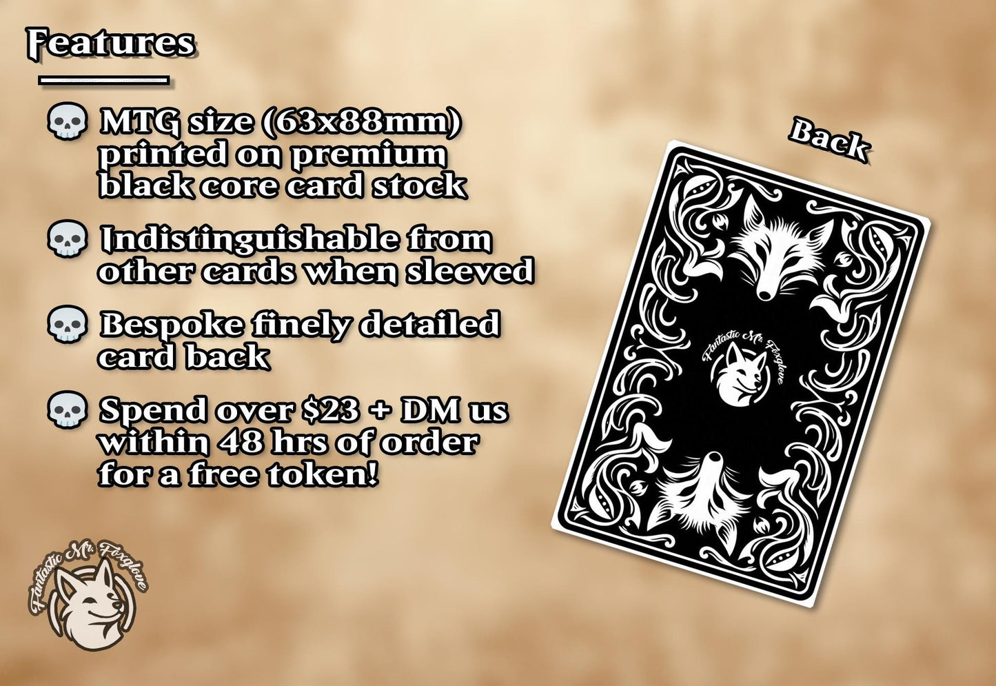 3 E.D.H. Essentials | Proxy Cards — Cmd Tower, Sol Ring & Arcane Signet