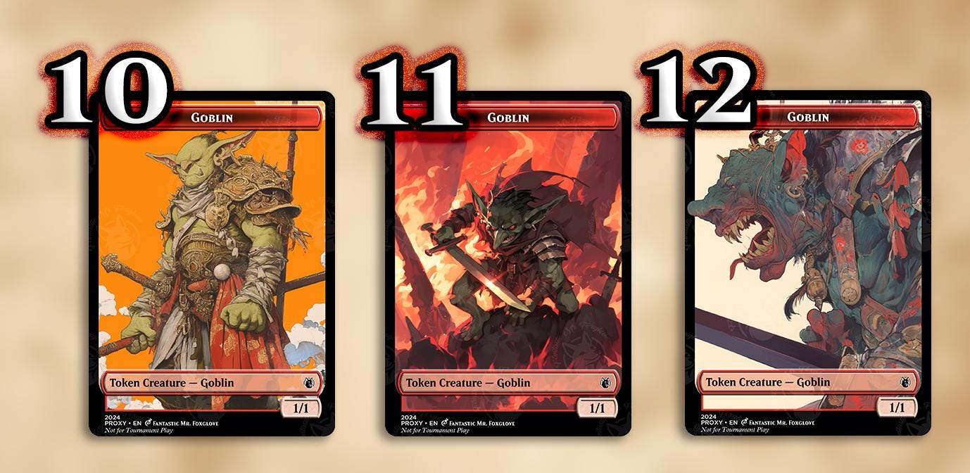 Goblin Token | Proxy Cards — 15 Arts to Choose From!