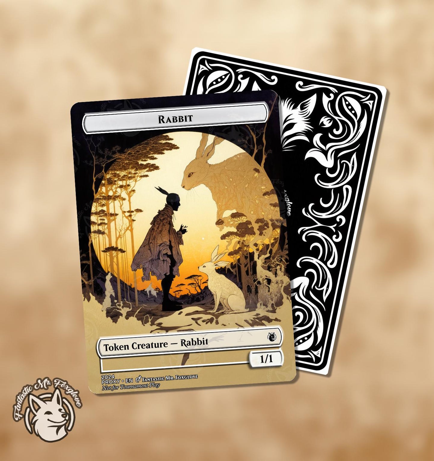 Rabbit Token | Proxy — Choose Your Art!
