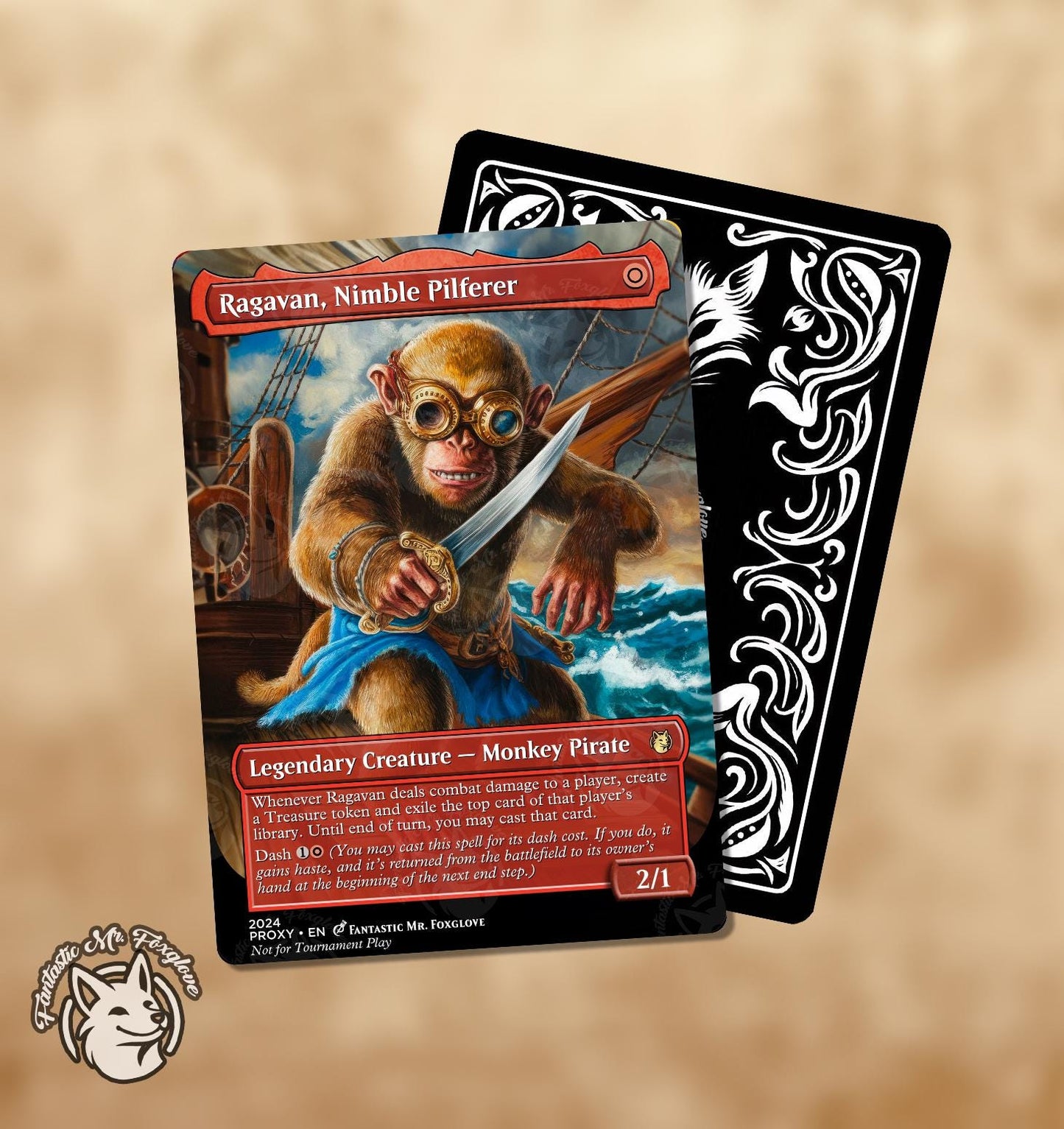 Ragavan, Nimble Pilferer | Proxy Card — Choose Your Art!
