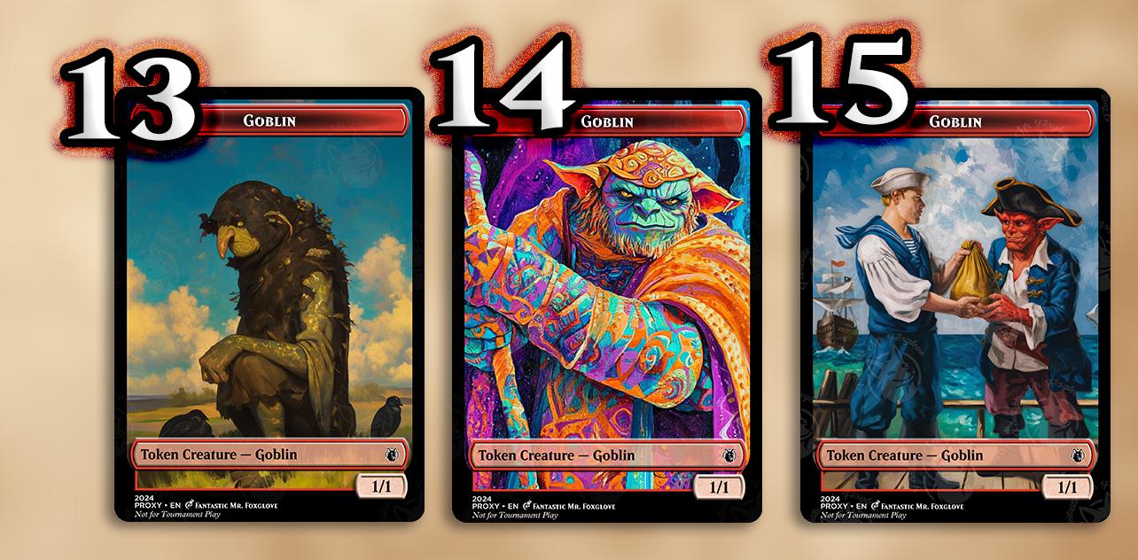 Goblin Token | Proxy Cards — 15 Arts to Choose From!