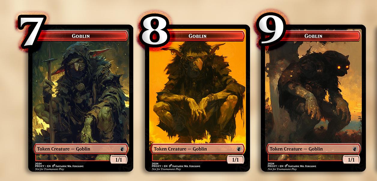 Goblin Token | Proxy Cards — 15 Arts to Choose From!