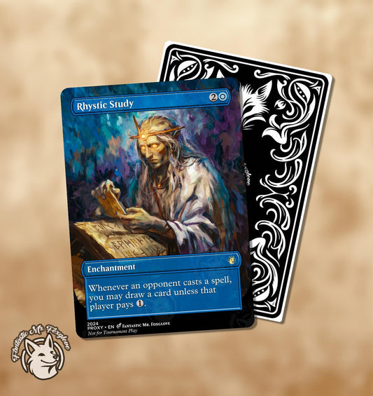 Rhystic Study | Proxy Card — Choose Your Art!