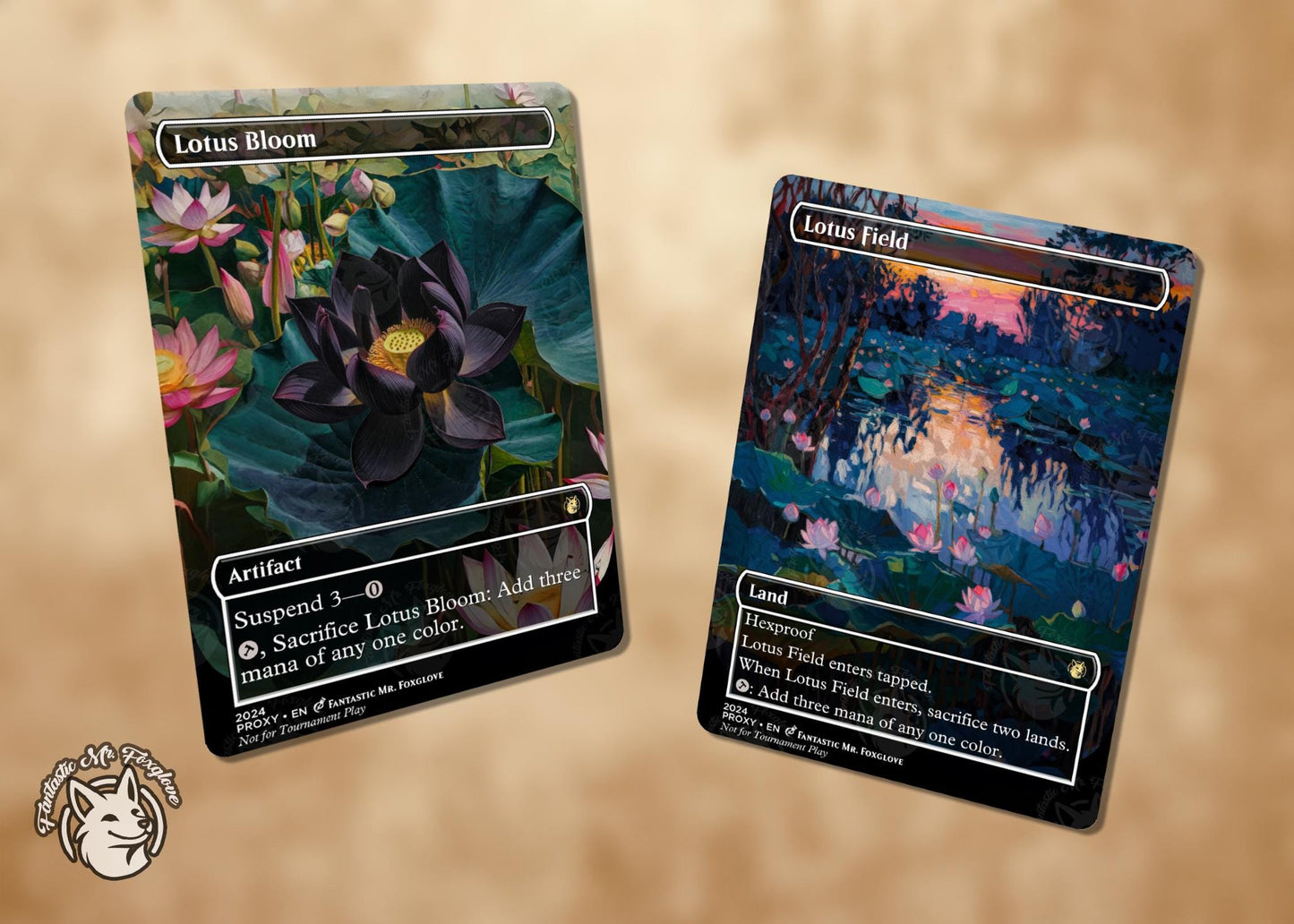 Lotus Pack | Proxy Cards for Cube, Vintage, & Legacy—Includes Black Lotus, Jeweled Lotus, Lotus Petal, Blacker Lotus, Gilded, Nyx, and more!