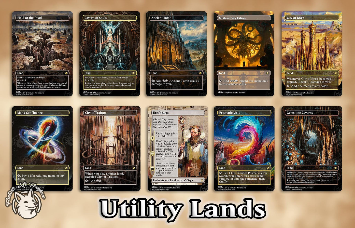175 Card Vintage Cube Starter Pack | Custom Art Proxy Cards — Perfect Foundation for High Powered Cube Experience! (Note: not a full cube)