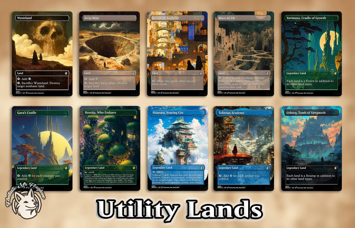 175 Card Vintage Cube Starter Pack | Custom Art Proxy Cards — Perfect Foundation for High Powered Cube Experience! (Note: not a full cube)