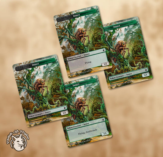Insect Token | Custom Art Proxy Card (Choose Your Stats & Abilities!)