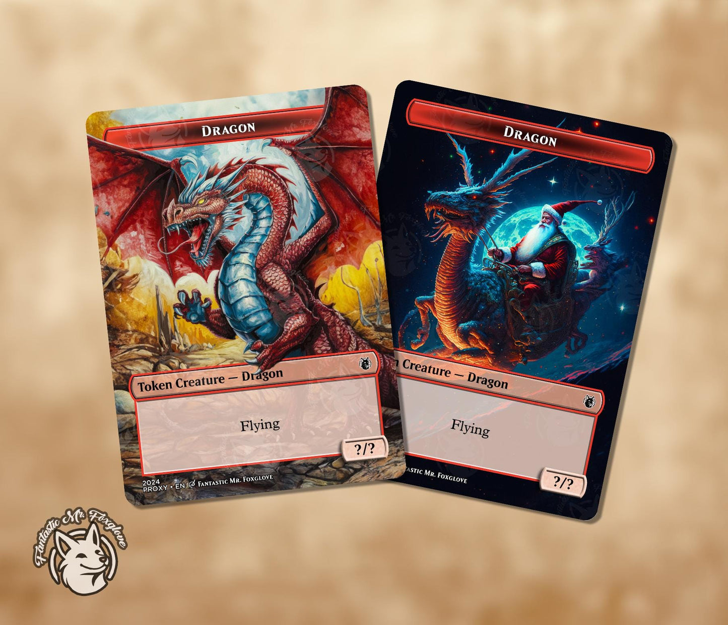 Dragon Token | Proxy Card — Choose Your Art and P/T!