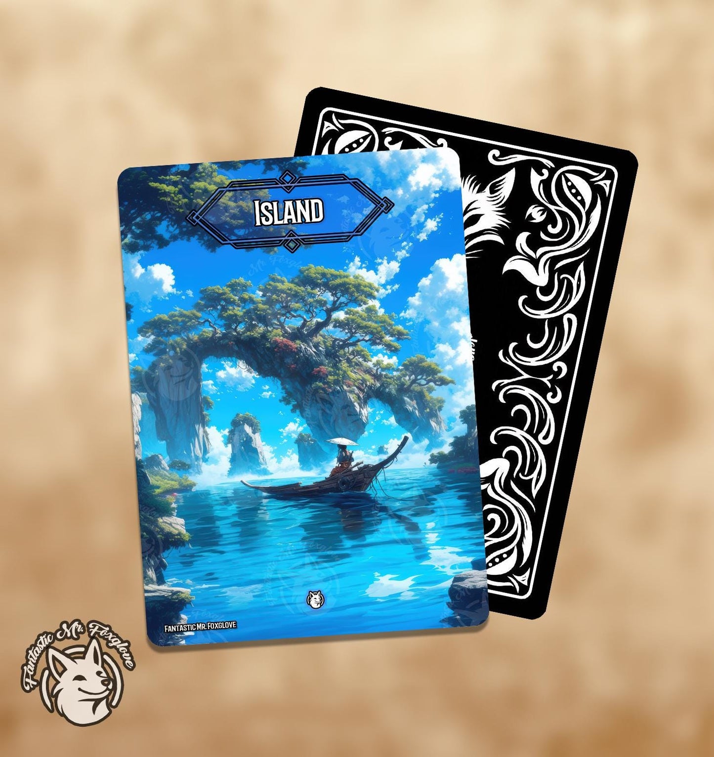Island | Basic Land Proxy — Choose Your Card Frame!
