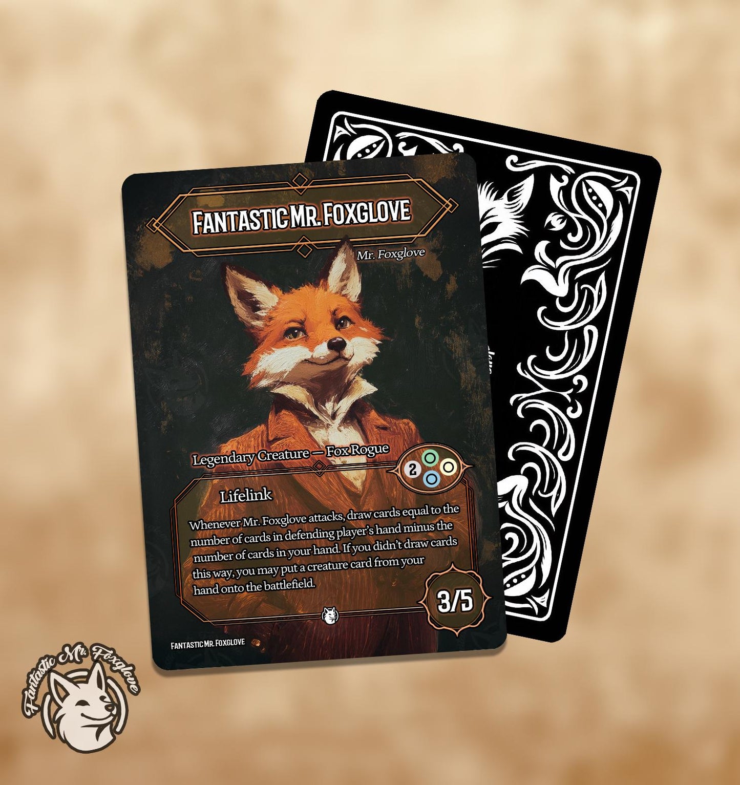 Mr. Foxglove | Custom Art Proxy — NEW Card Frame!