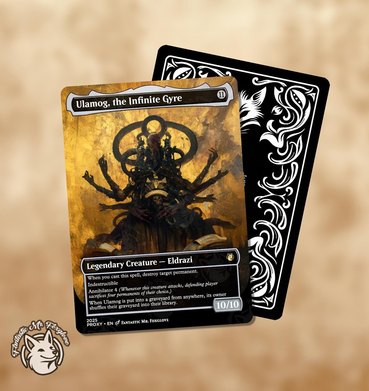 Ulamog | Eldrazi Proxy Card — Choose from the Ceaseless Hunger, Infinite Gyre, or Defiler!