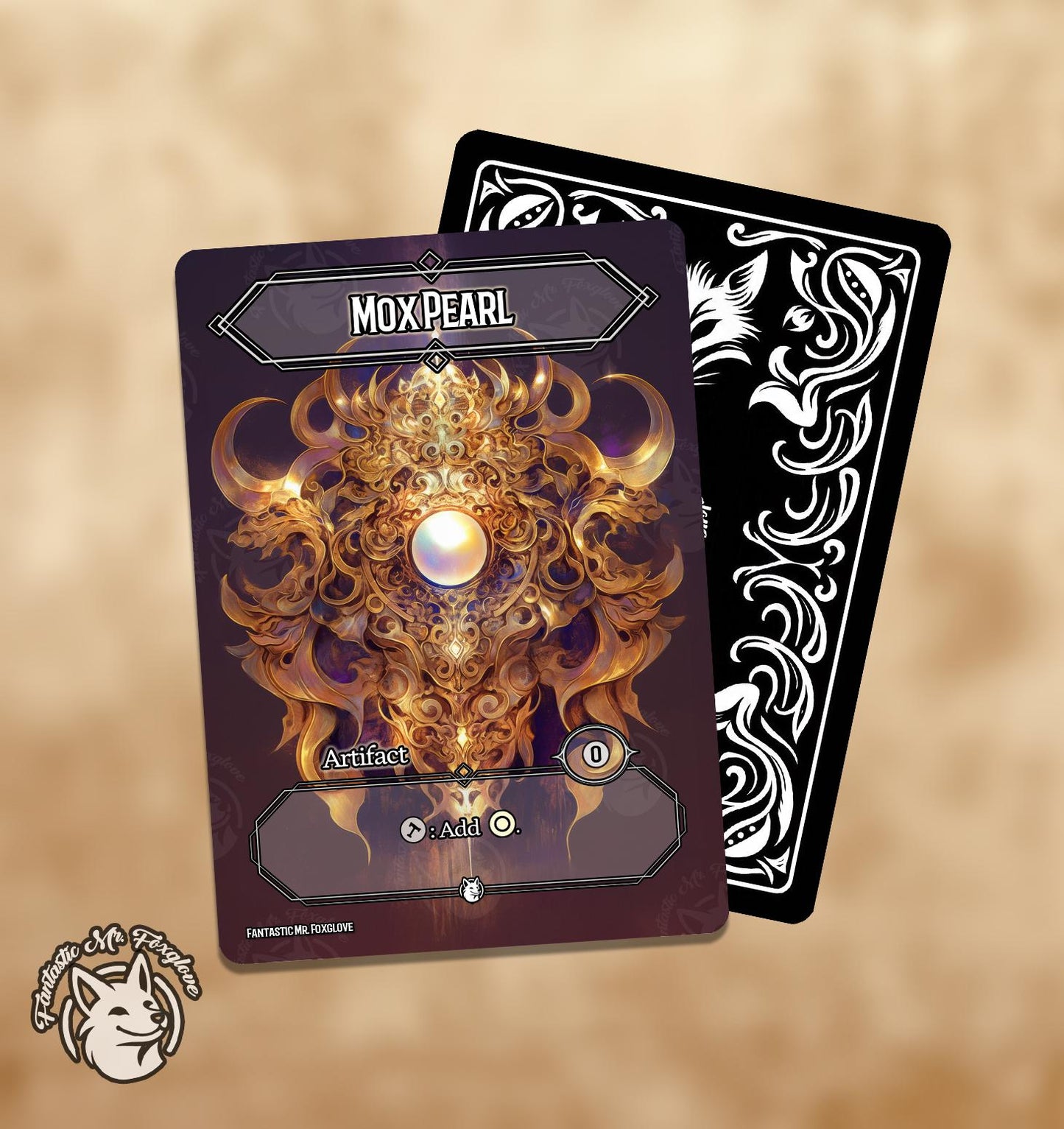 5 Moxen | Vintage Staple Proxy Cards — Mox Emerald, Jet, Sapphire, Ruby and Pearl of the Power 9 — Choose Your Art and Card Frame!