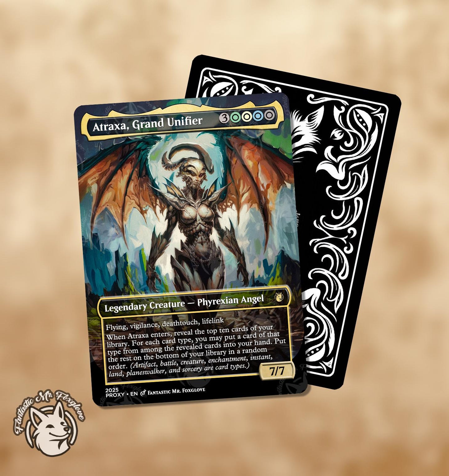 Atraxa, Praetors' Voice OR Grand Unifier | Proxy Card