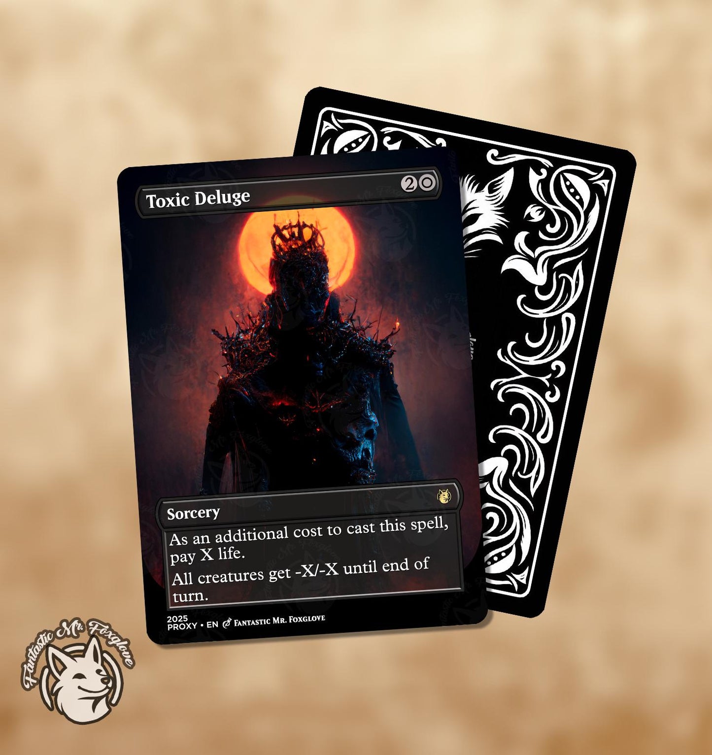 Toxic Deluge | Proxy Card — Choose Your Card Frame!