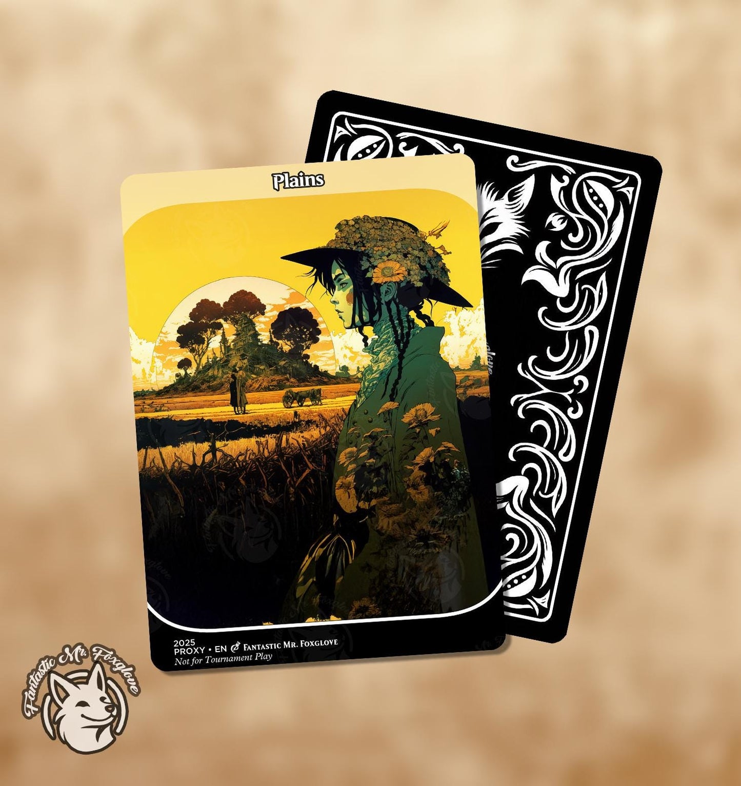 Plains | Basic Land Proxy — Choose Your Card Frame!