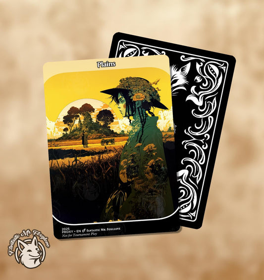 Plains | Basic Land Proxy — Choose Your Card Frame!