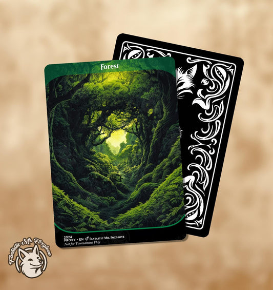 Forest | Basic Land Proxy — Choose Your Card Frame!