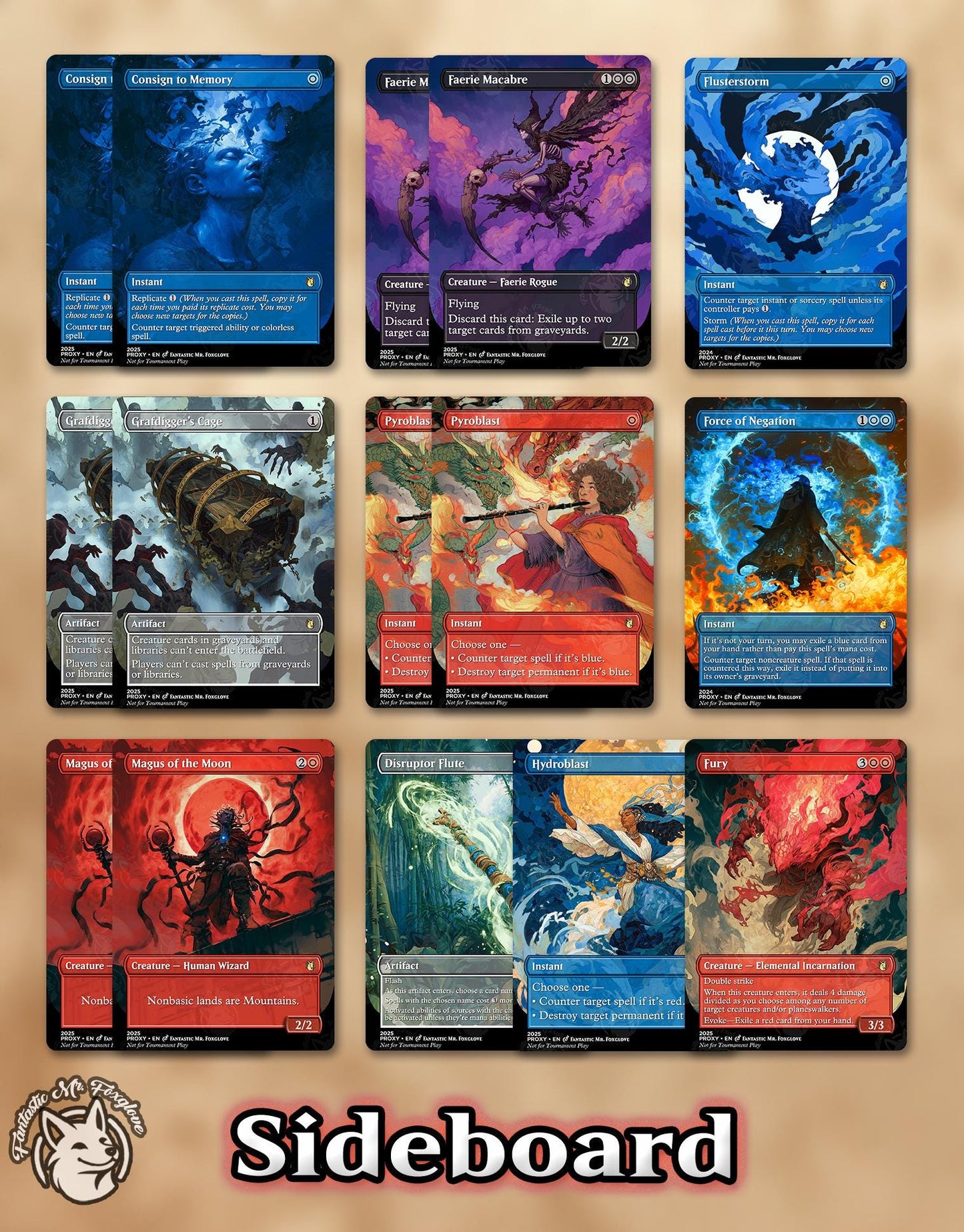Show and Tell Legacy Proxy Deck | 75 Proxy Cards for Playtesting