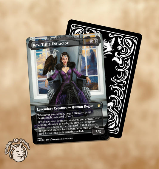 Rev, Tithe Extractor | Custom Art Proxy Card