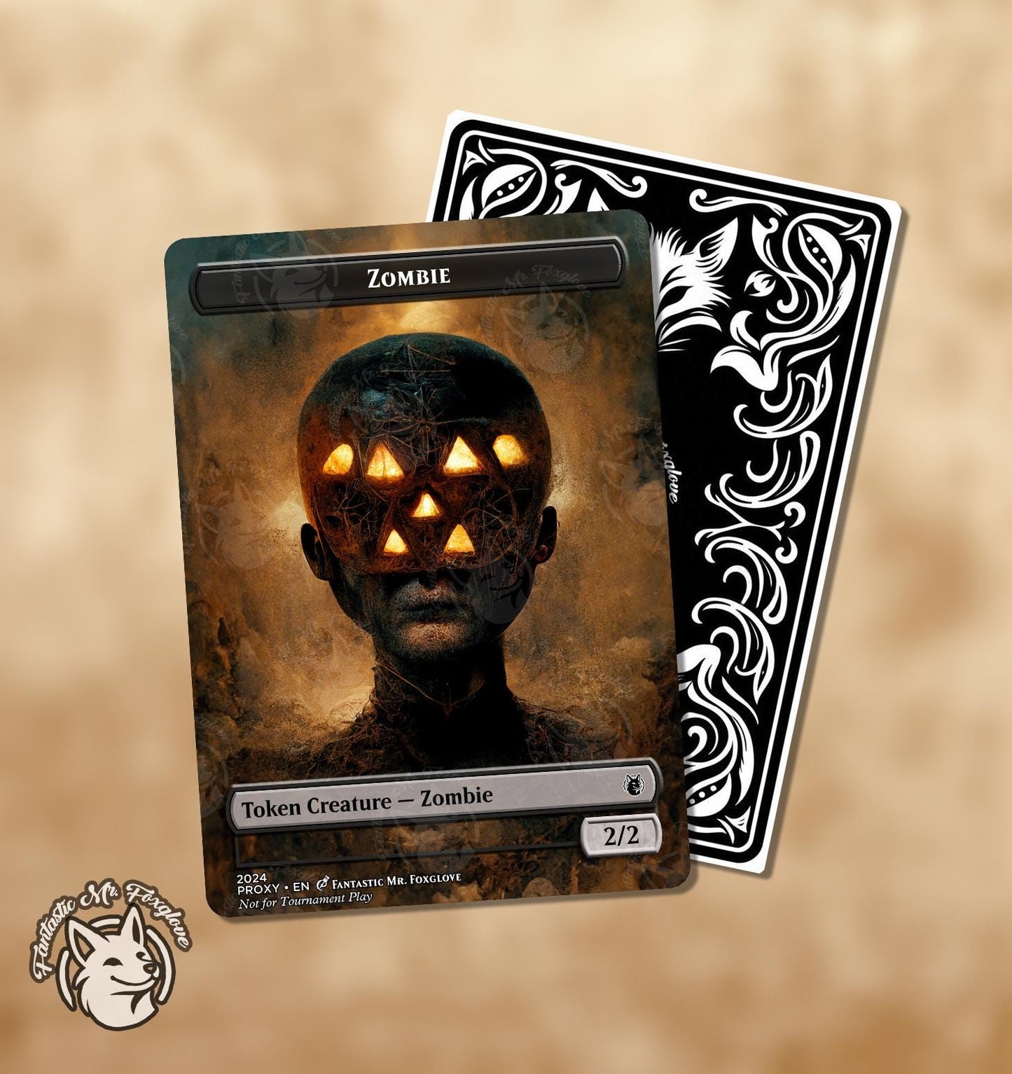 Zombie Token | Custom Art Proxy Card — Choose Your Art! Includes Decayed and Zombie Army Options