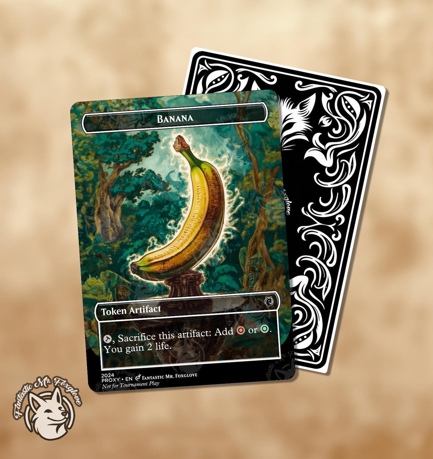 Banana Token | Proxy Card — Perfect for Kibo Decks!