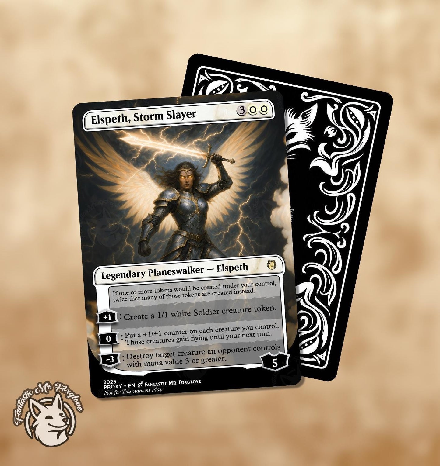 Elspeth, the Storm Slayer | Proxy Card — Choose Your Art!