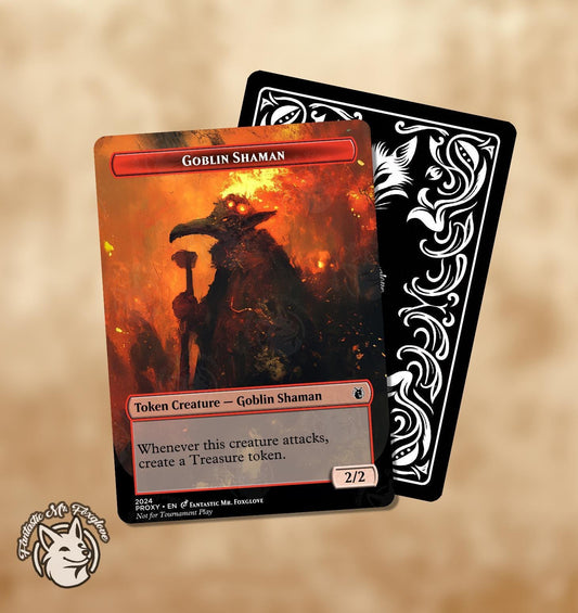Goblin Shaman Token | Proxy Card — Choose Your Art!