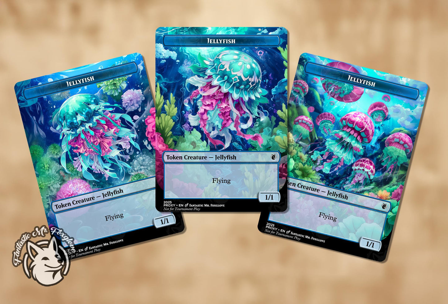 Jellyfish Token | Proxy Card Perfect for Cynette, Jelly Drover — Choose Your Art!