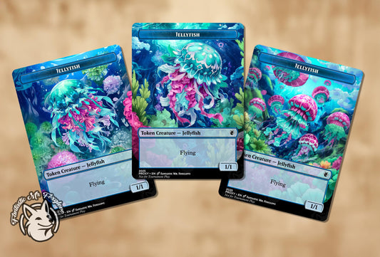 Jellyfish Token | Proxy Card Perfect for Cynette, Jelly Drover — Choose Your Art!