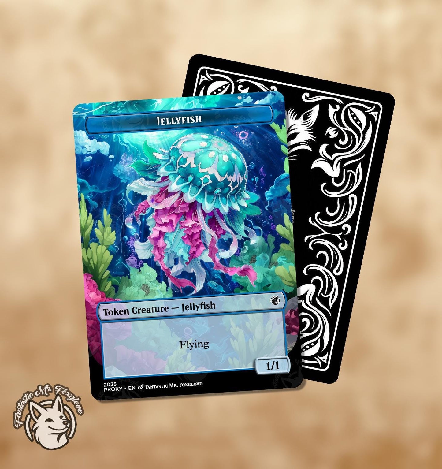 Jellyfish Token | Proxy Card Perfect for Cynette, Jelly Drover — Choose Your Art!
