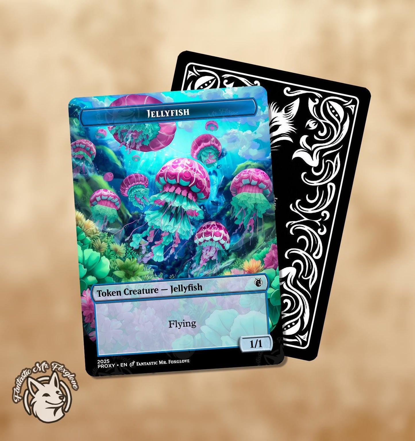 Jellyfish Token | Proxy Card Perfect for Cynette, Jelly Drover — Choose Your Art!