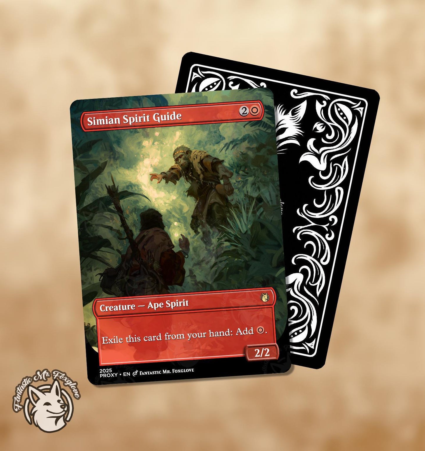 Simian Spirit Guide | Proxy Card — Choose Your Art!