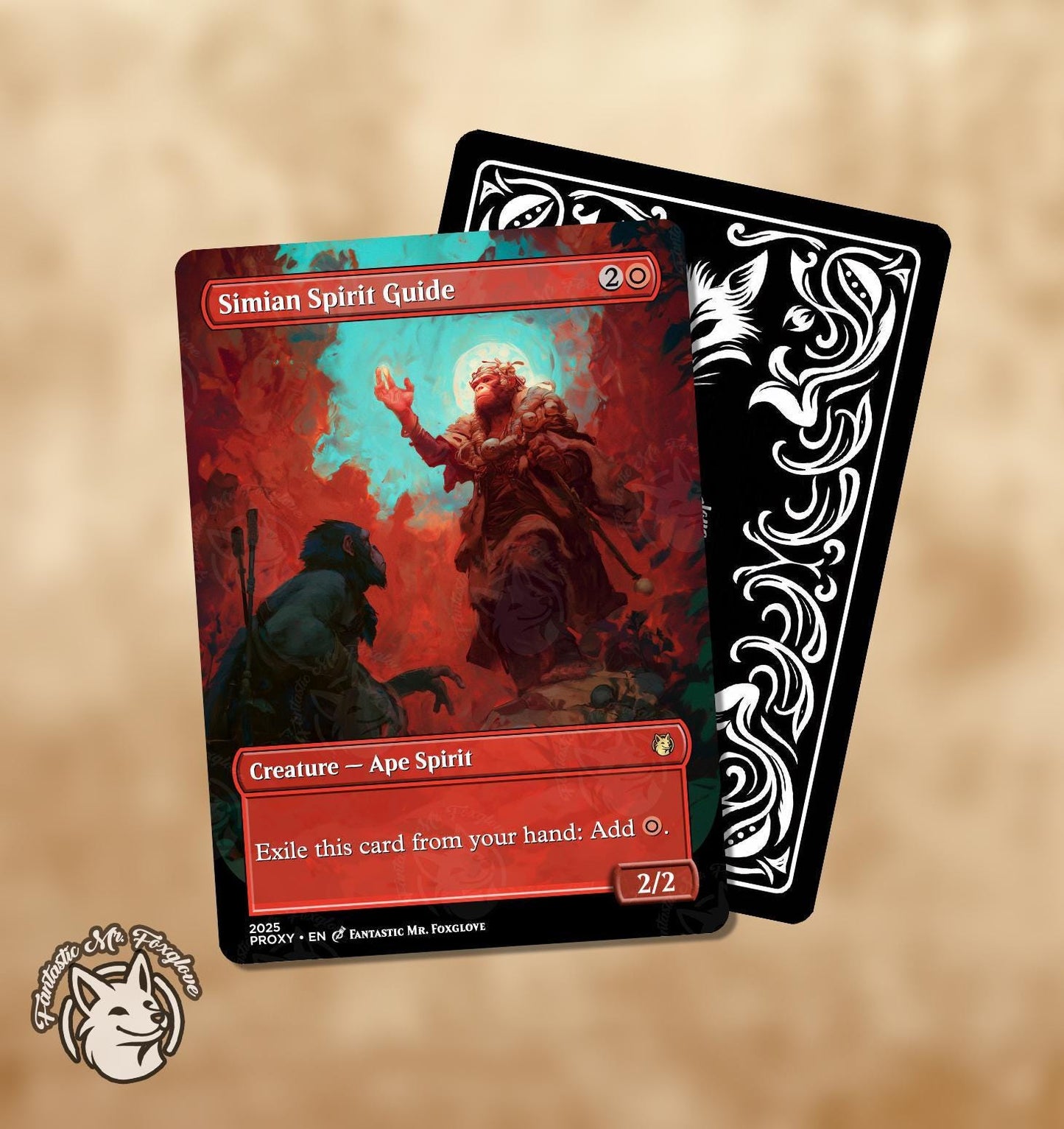 Simian Spirit Guide | Proxy Card — Choose Your Art!