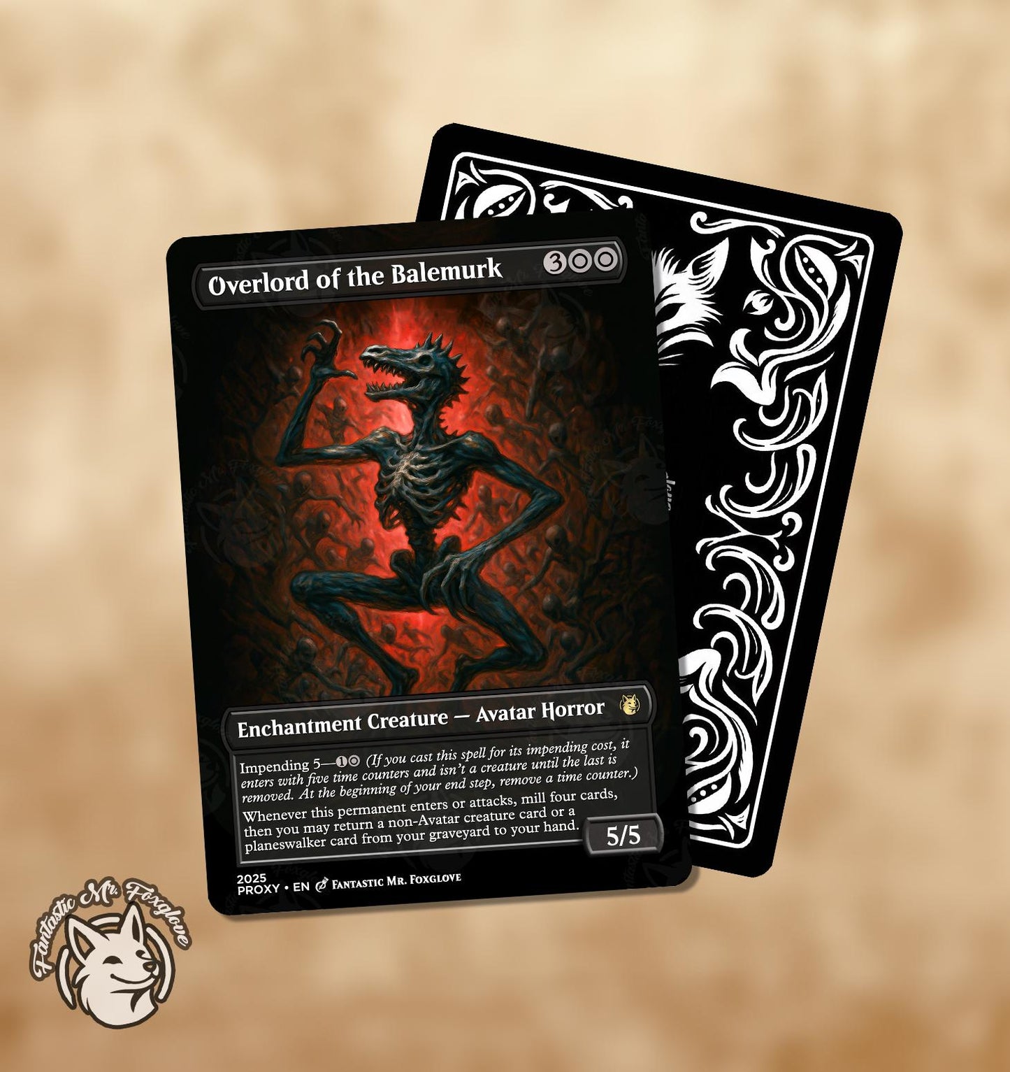 Overlord of the Balemurk | Proxy Card — Choose Your Art!