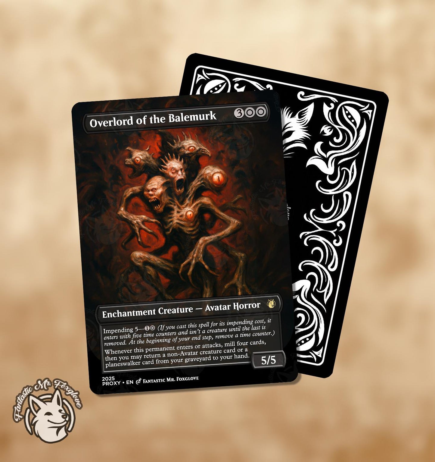 Overlord of the Balemurk | Proxy Card — Choose Your Art!