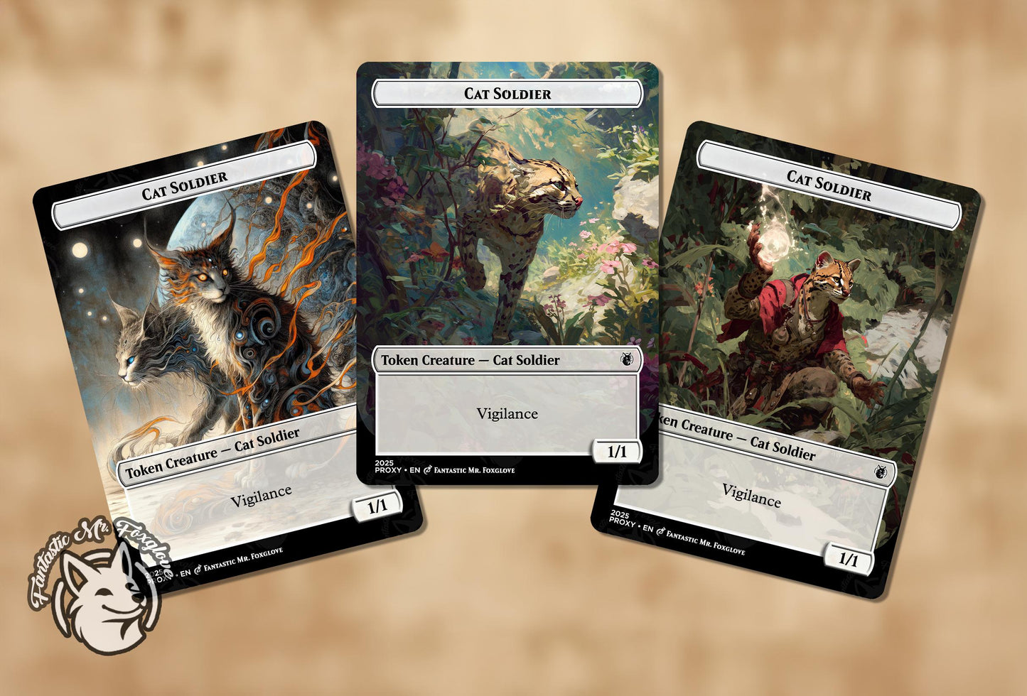 Cat Token | Proxy Card — Choose Your Art!