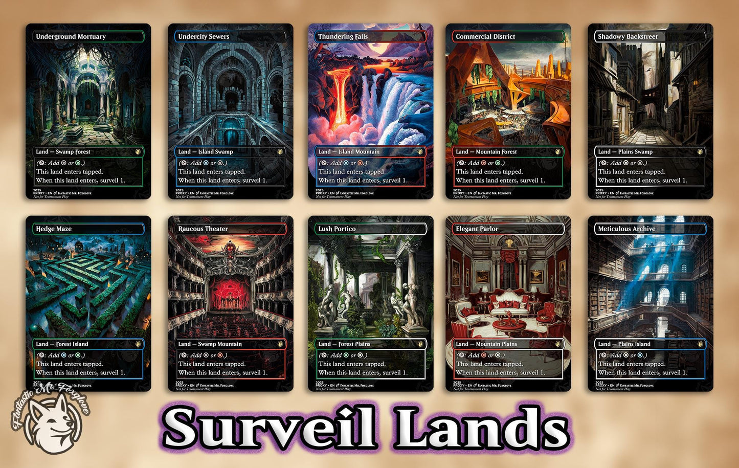 10 Surveil Lands | Proxy Cards