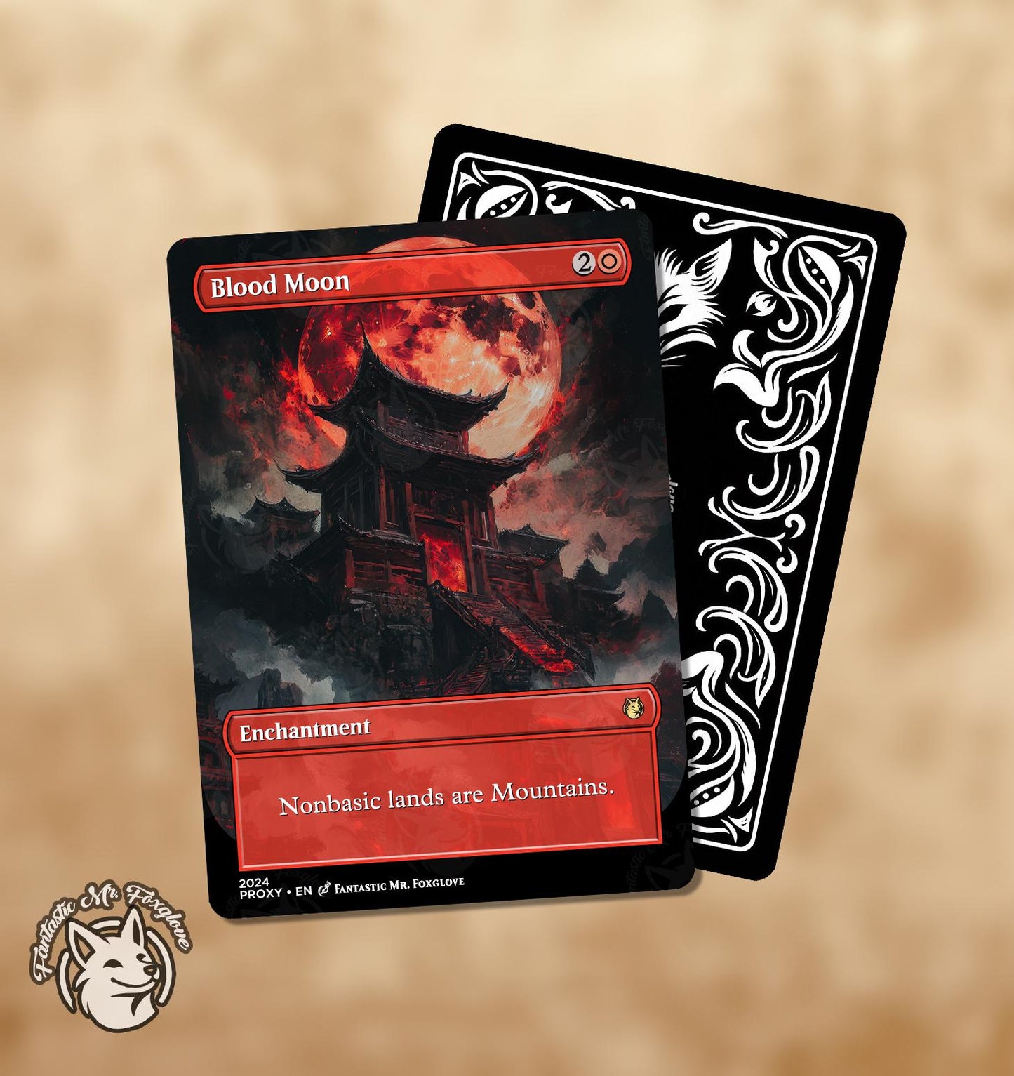 Blood Moon & Magus of the Moon | Proxy Cards