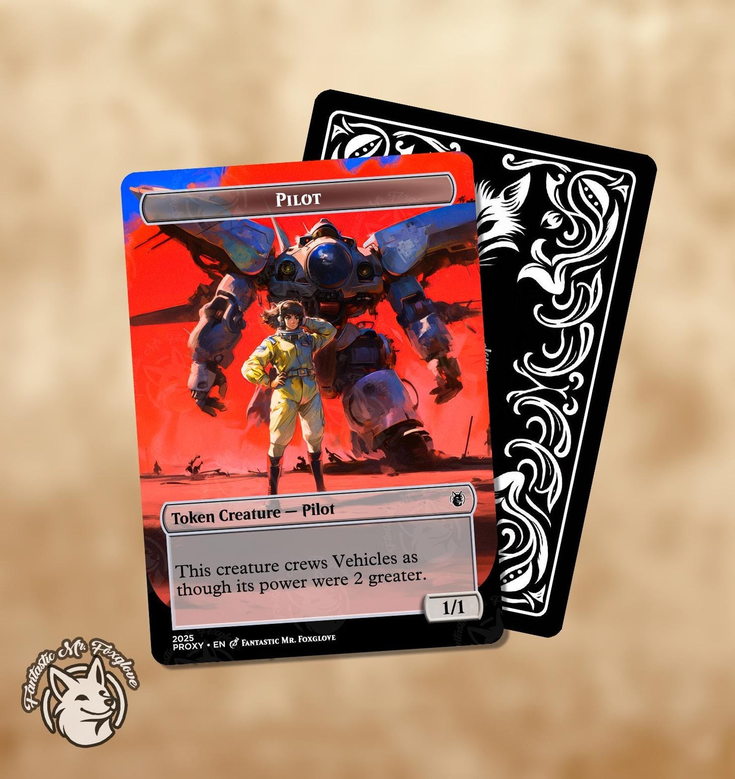 Pilot Token | Proxy Card — Choose Your Art!
