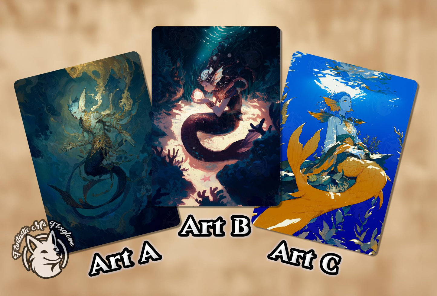 Merfolk Token | Proxy Card — Choose Your Art!