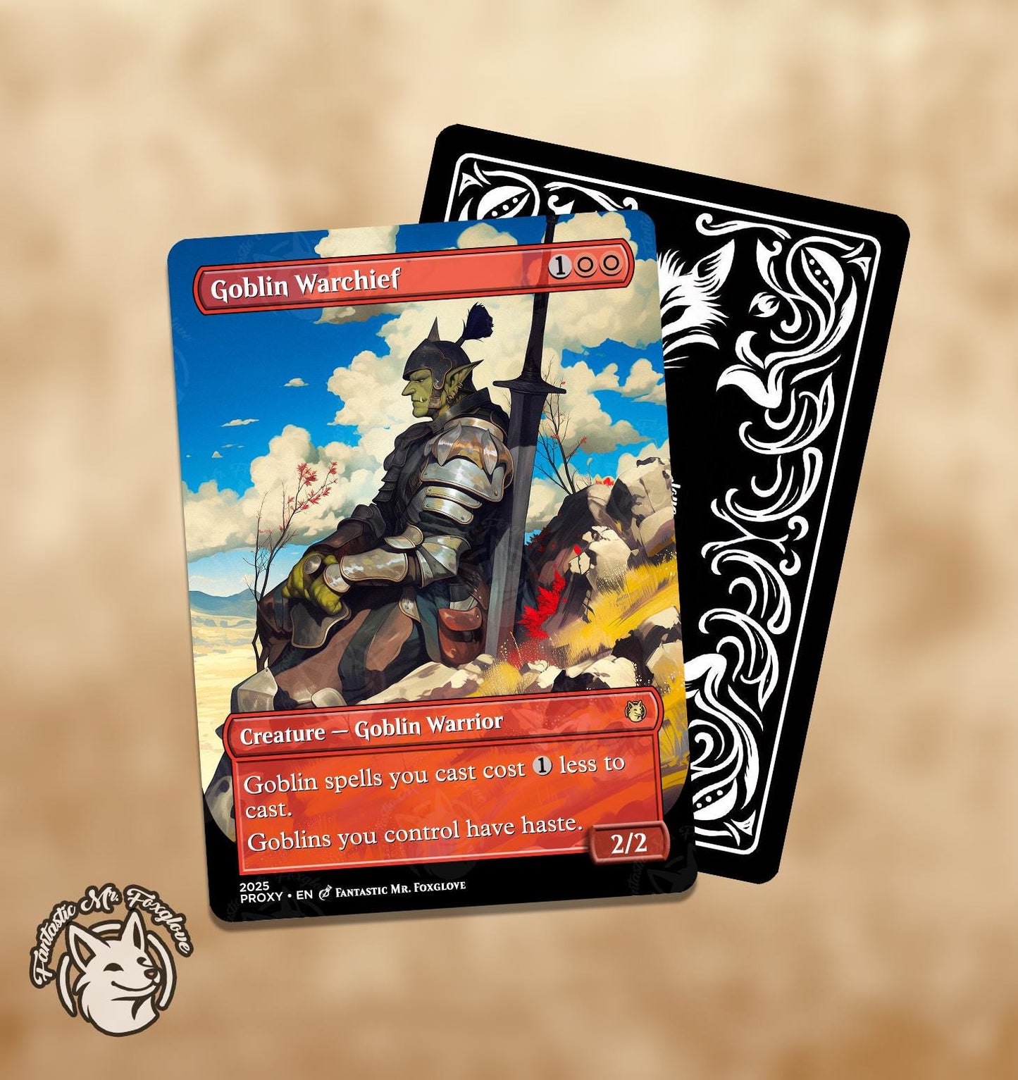 Goblin Warchief | Proxy Card
