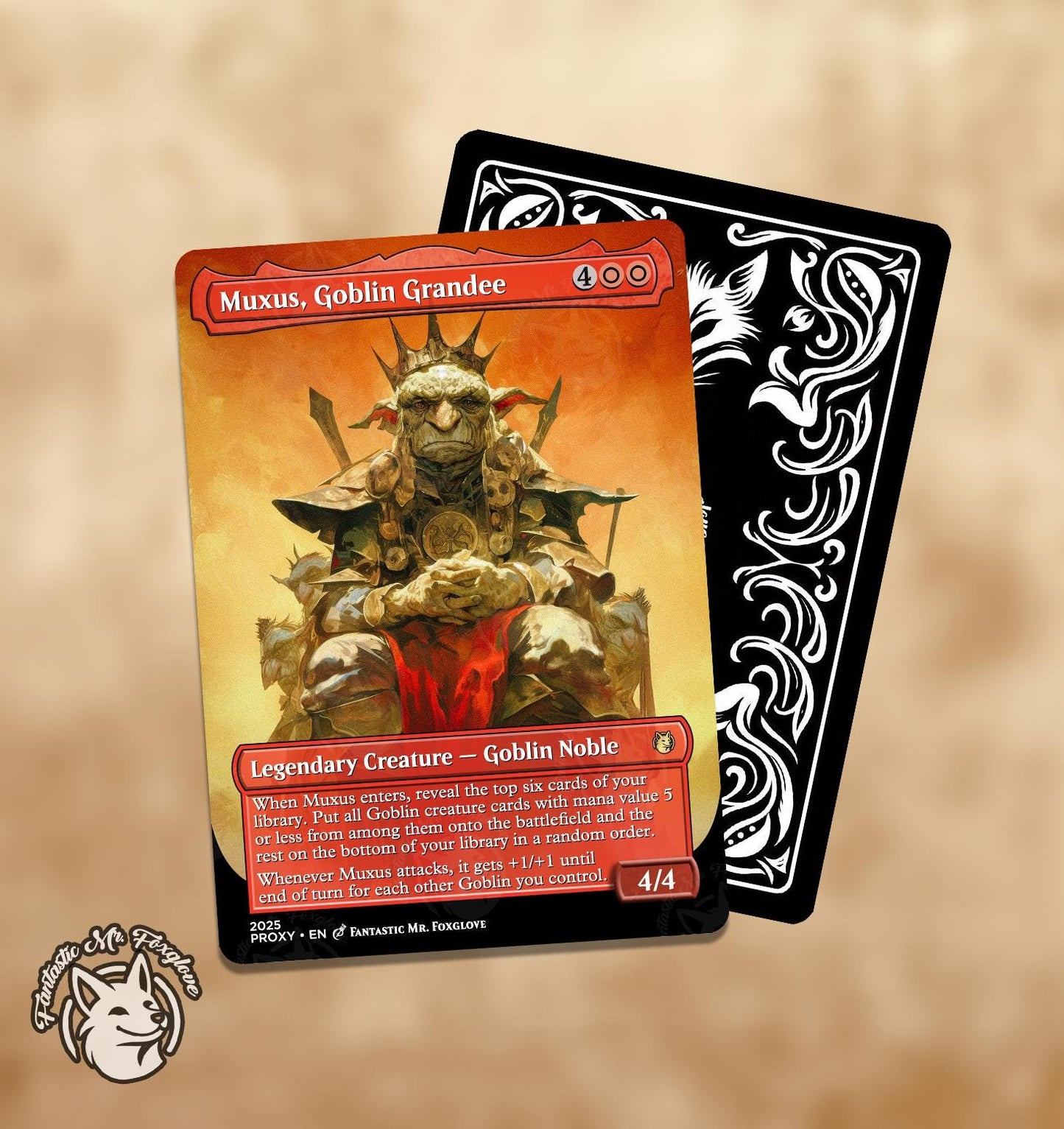 Muxus, Goblin Grandee | Proxy Card