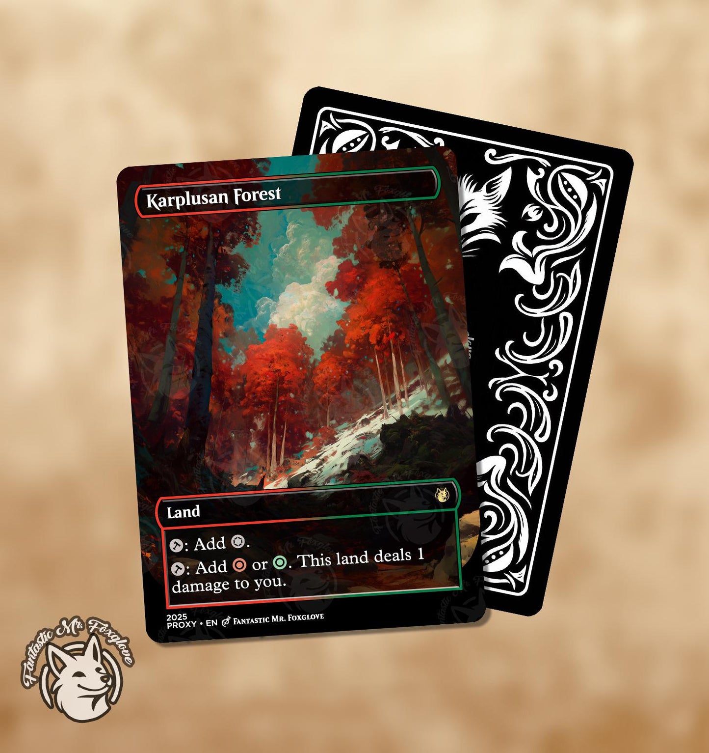 Karplusan Forest | Proxy Card — Pain Land