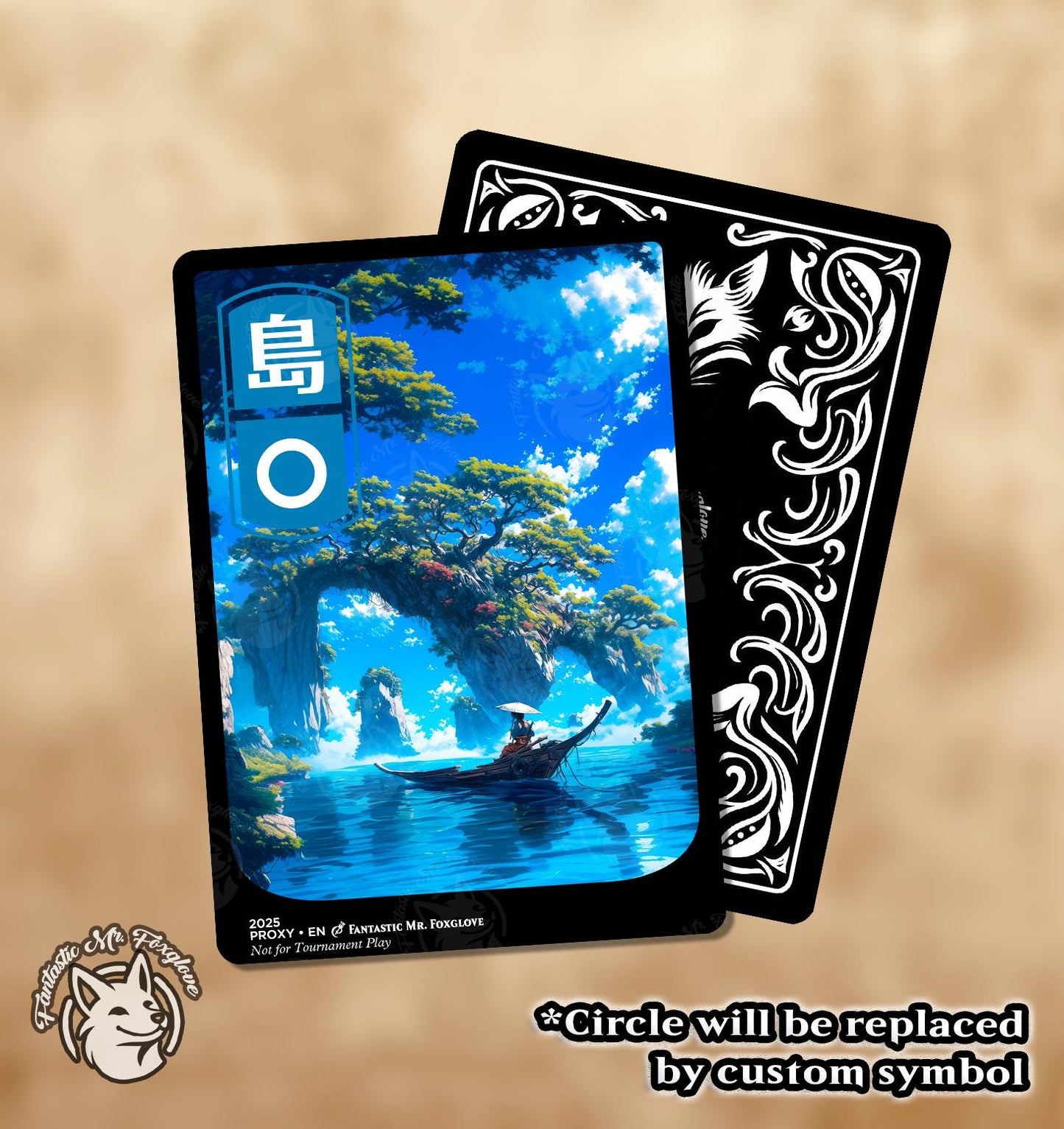 Island | Basic Land Proxy — Choose Your Card Frame!
