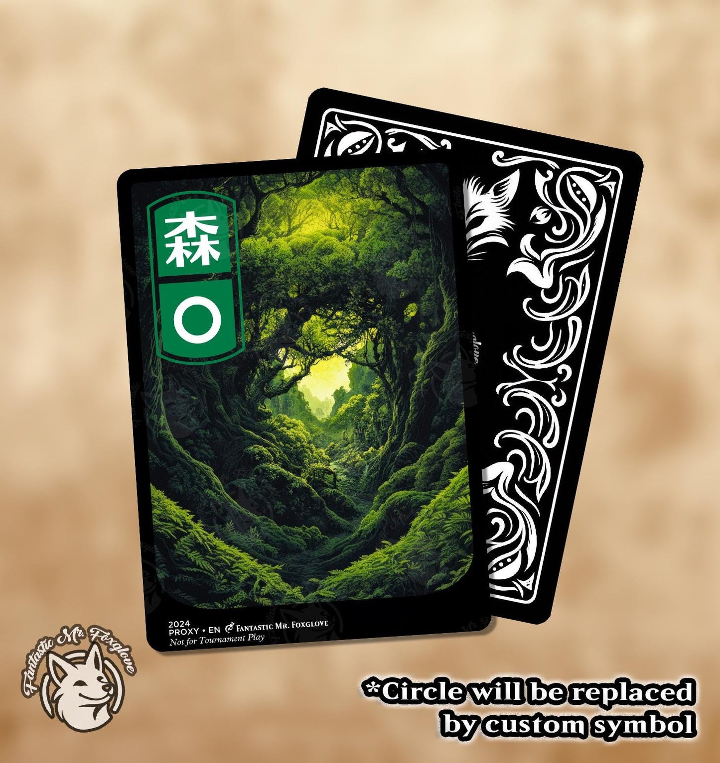 Forest | Basic Land Proxy — Choose Your Card Frame!