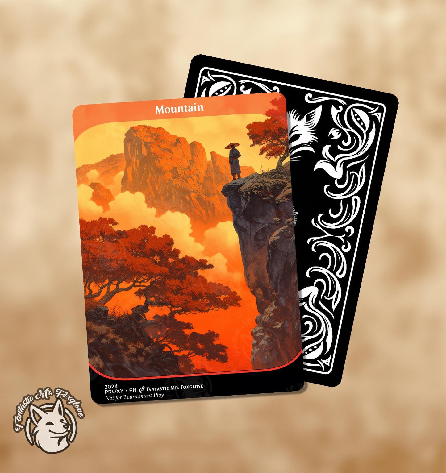 Mountain | Basic Land Proxy — Choose Your Card Frame!