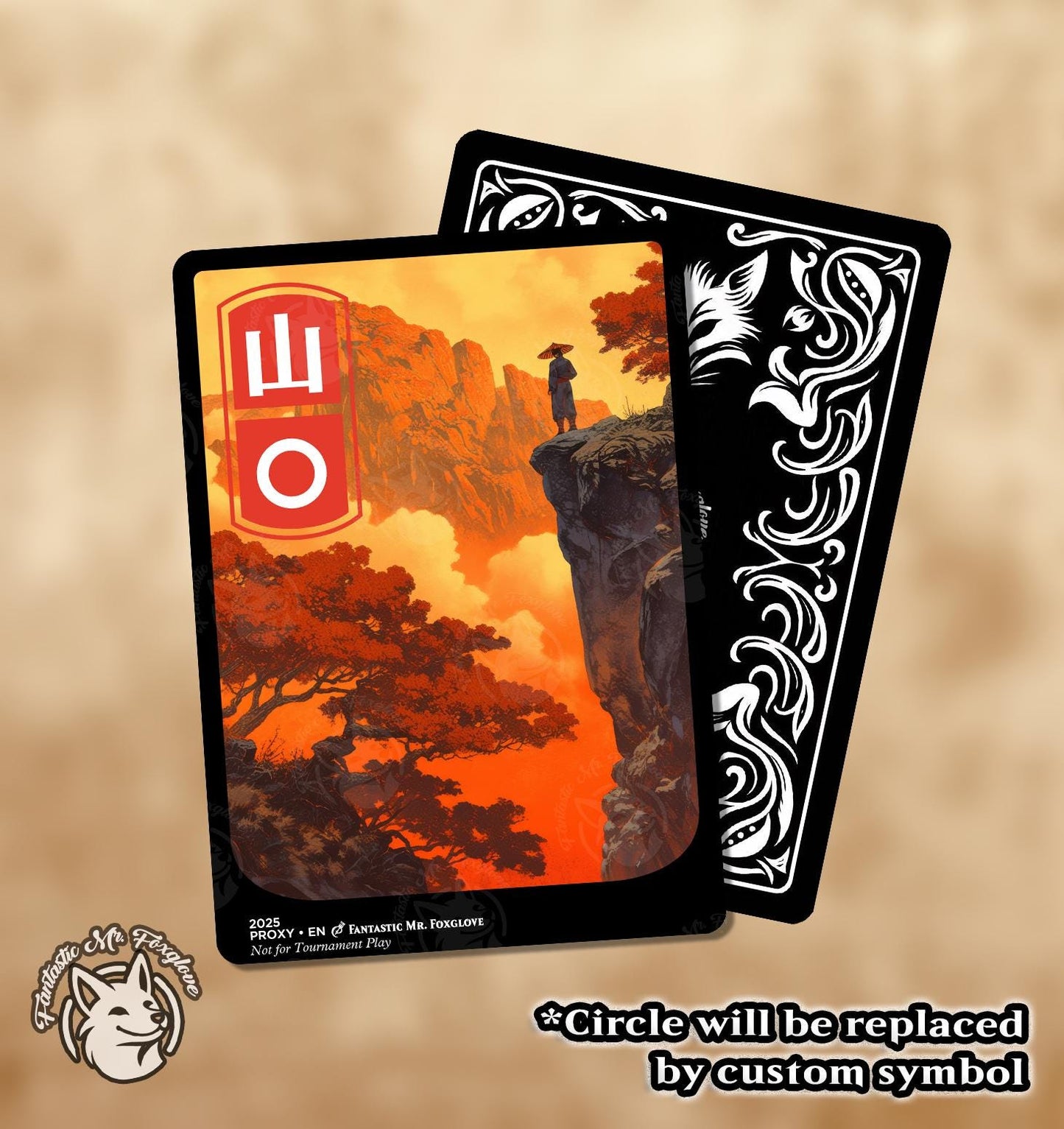 Mountain | Basic Land Proxy — Choose Your Card Frame!