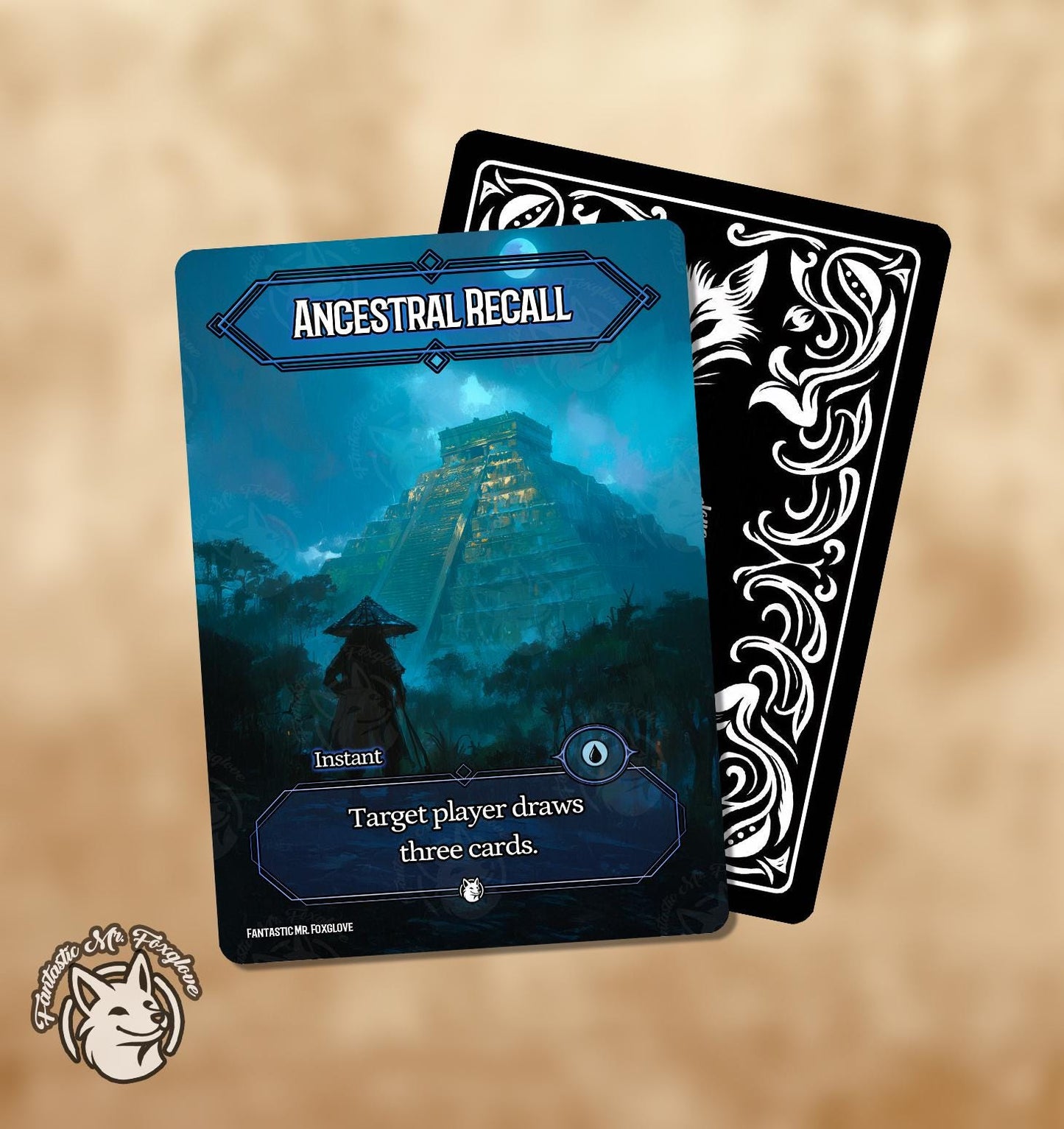 Ancestral Recall | Proxy Card — Choose Your Art and Card Frame!