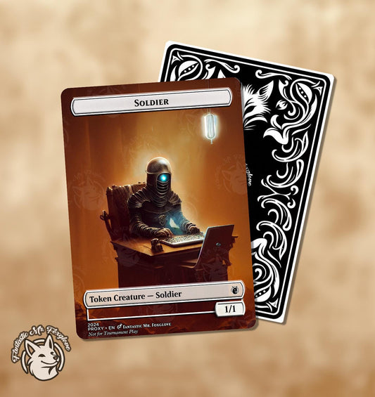 Soldier Token | Proxy Card (Choose Your P/T!)