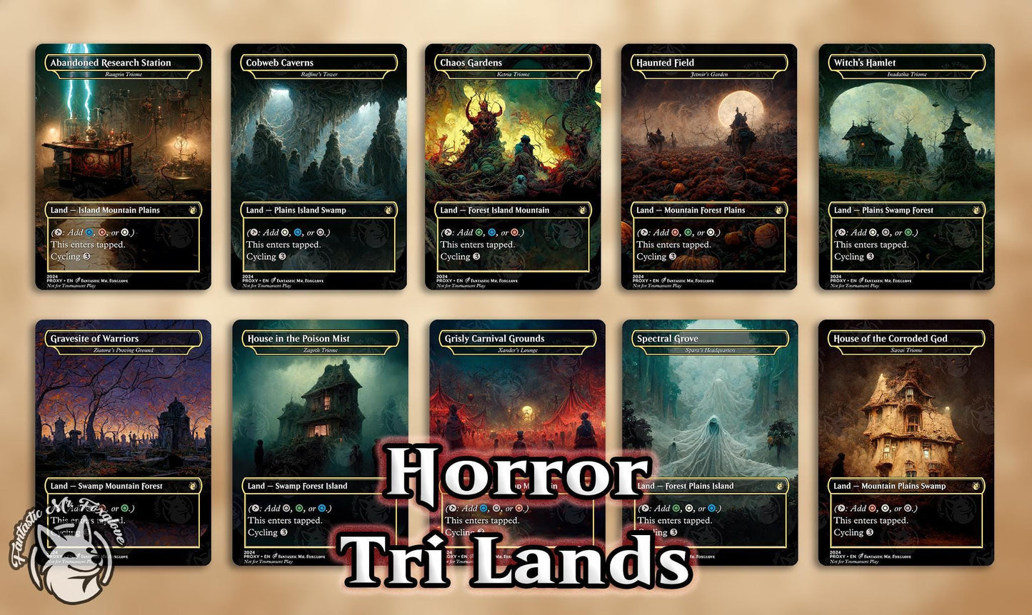 10 Tri Lands | Proxy Cards β Triomes
